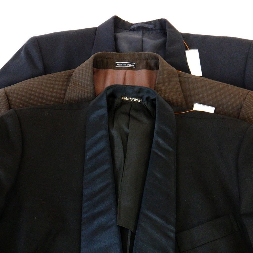 Lot of 3 suit jackets Ferrar/Mancini/Highway